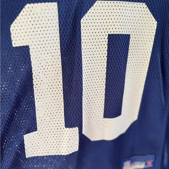 Reebok Eli Manning NY Giants Blue and White Women's Jersey - Picture 4 of 5